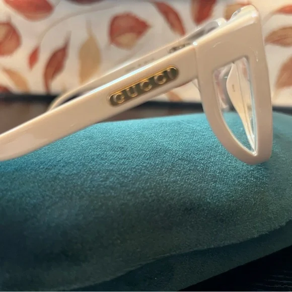 Gucci Ivory Sunglasses (Eyeglass Frames) GG0470o - Picture 9 of 11